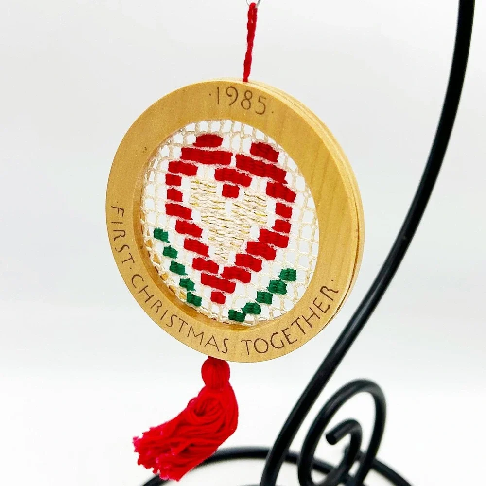 Hallmark First Christmas Together 1985 Ornament Heart